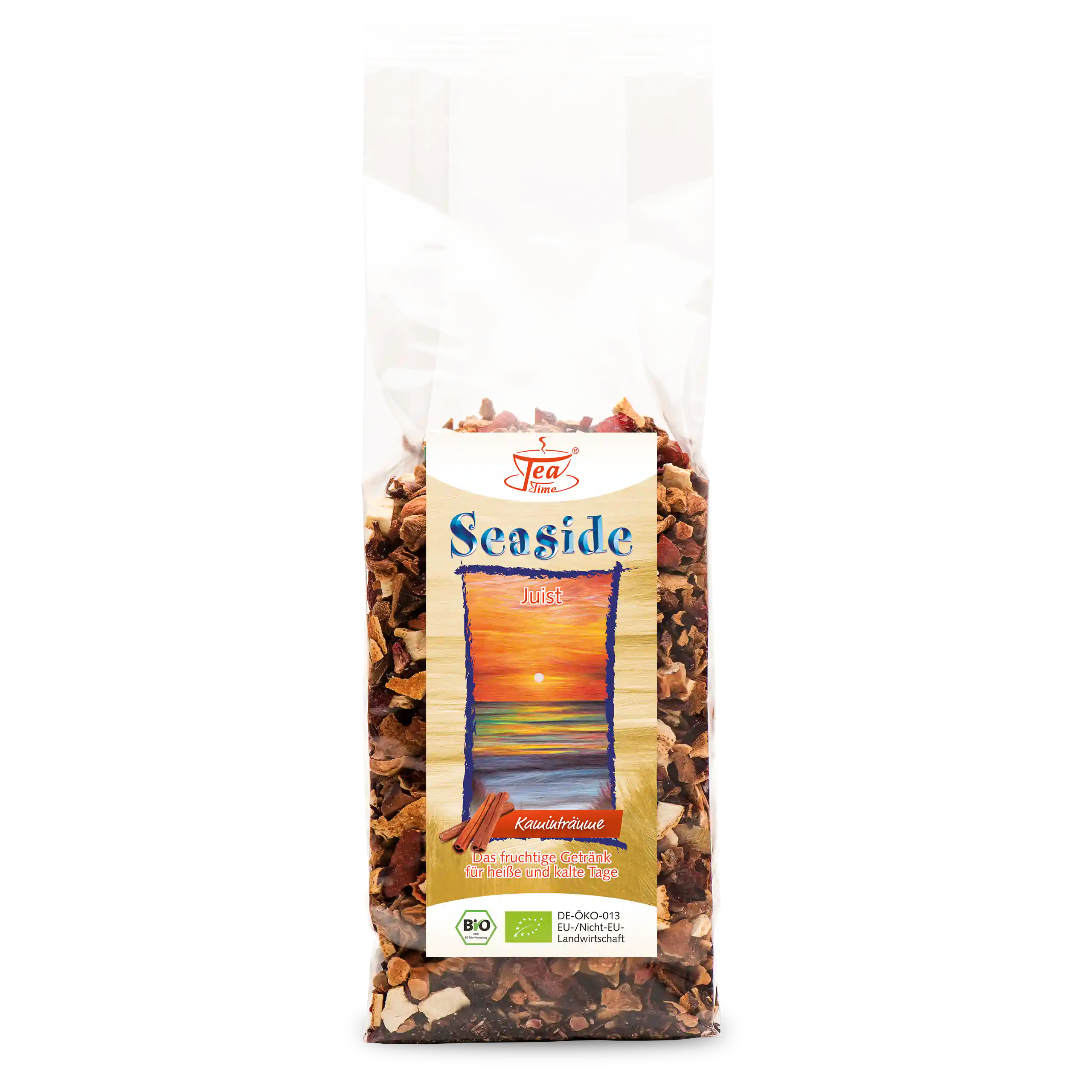 TeaTime Juist thé aux fruits bio Fireside Dreams sachet cellophane
