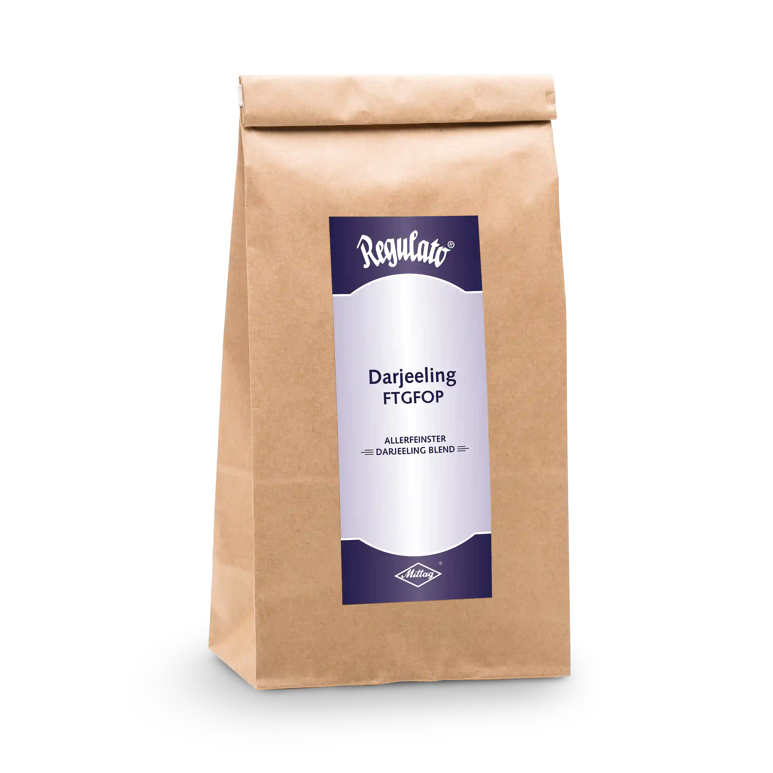 Tè nero Darjeeling 1000g sacchetto a fondo quadro