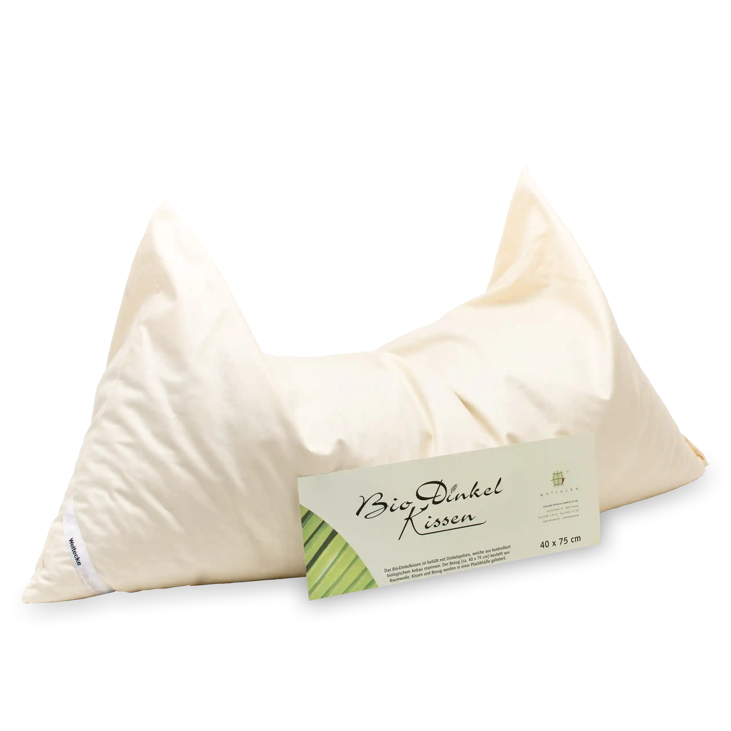 Coussin en coque d'épeautre 40 x 75cm