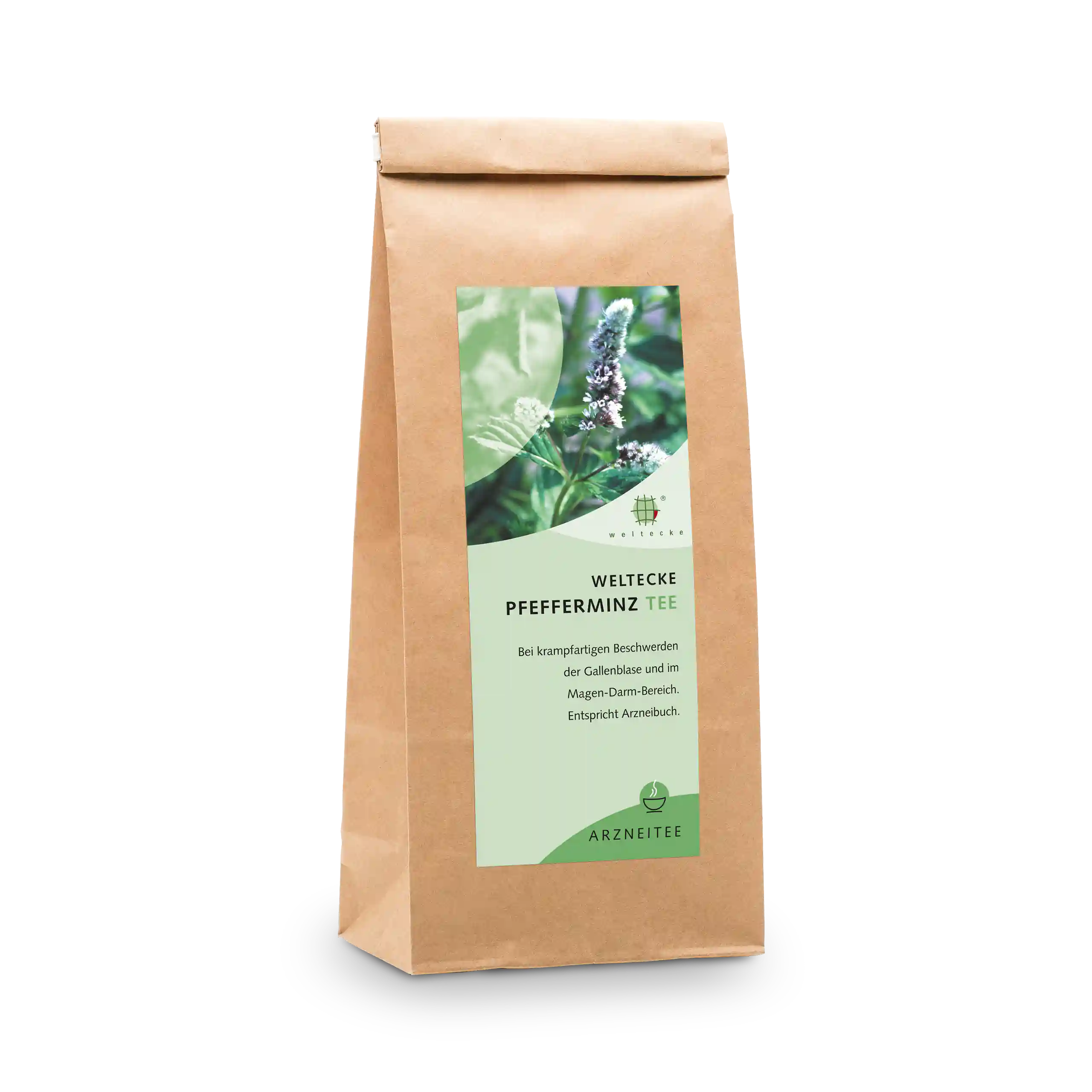 Thé à la menthe poivrée 300g sachet à fond plat