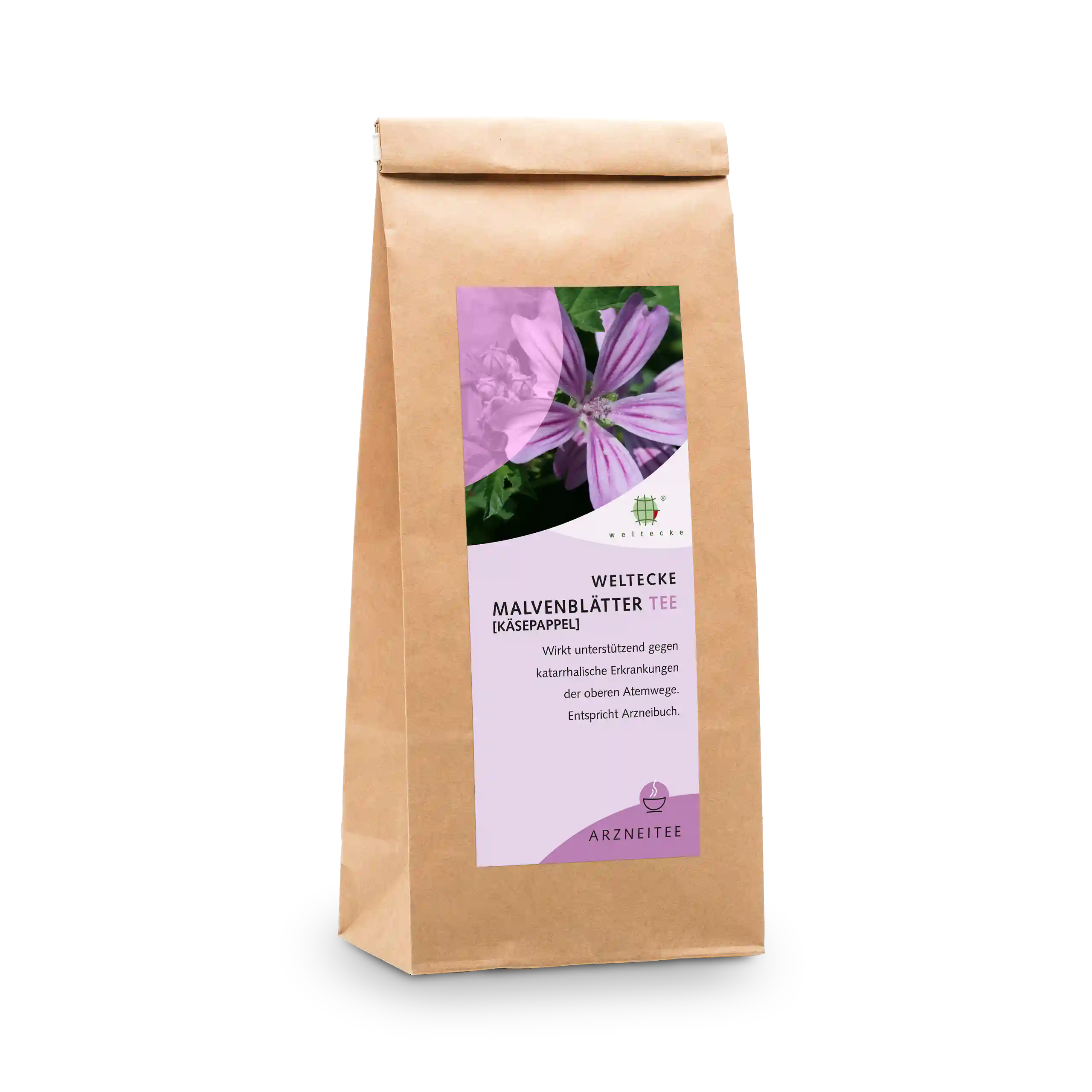 Tè alle foglie di malva 300g sacchetto a fondo quadro