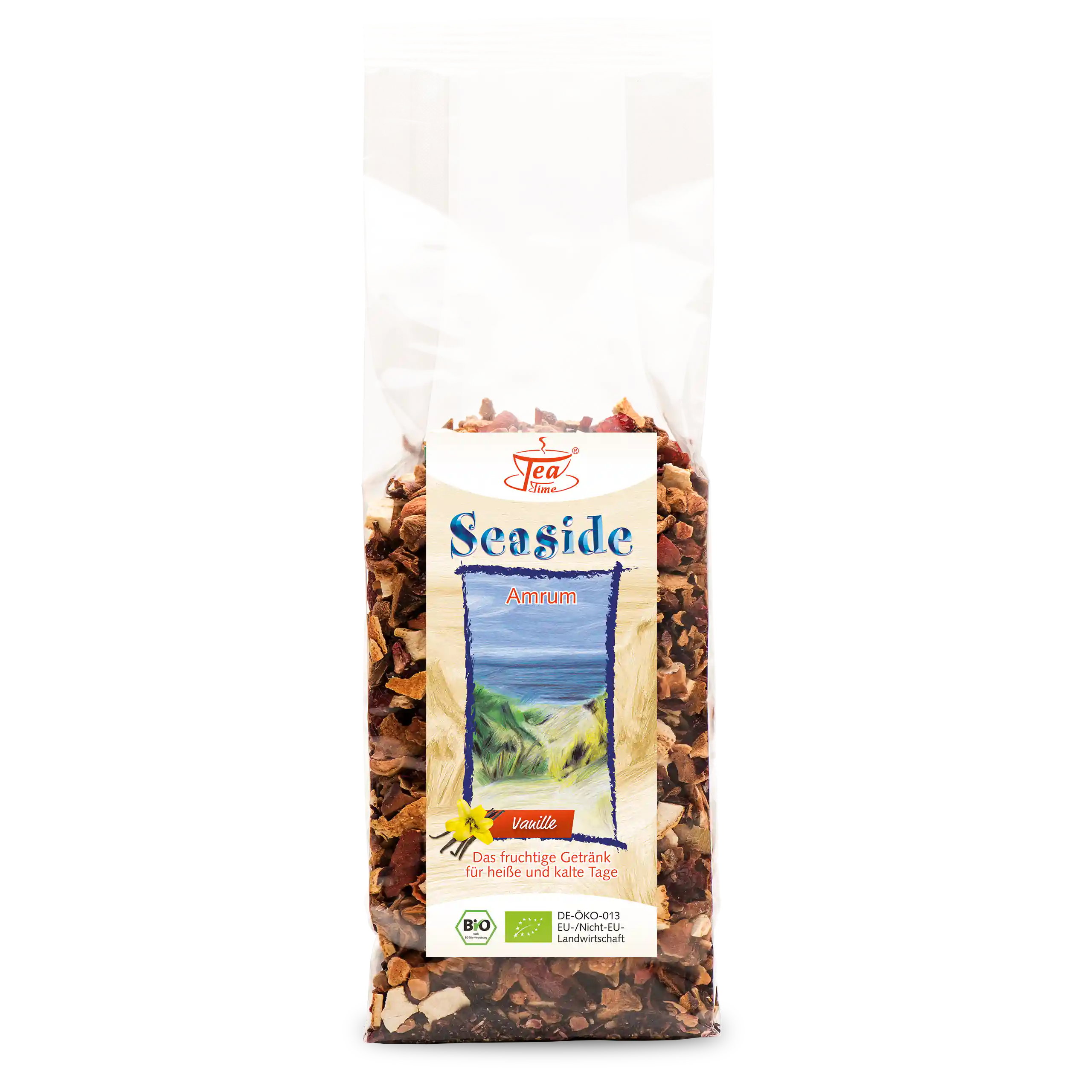 TeaTime Amrum thé aux fruits à la vanille biologique sachet cellophane