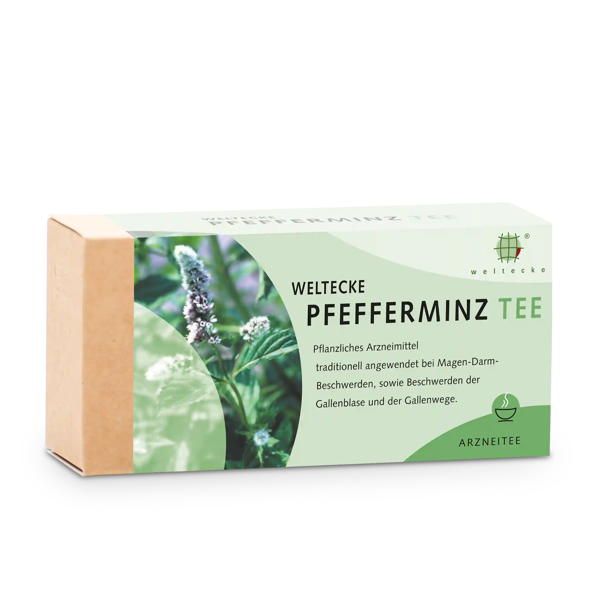 Pfefferminztee Filterbeutelverpackung