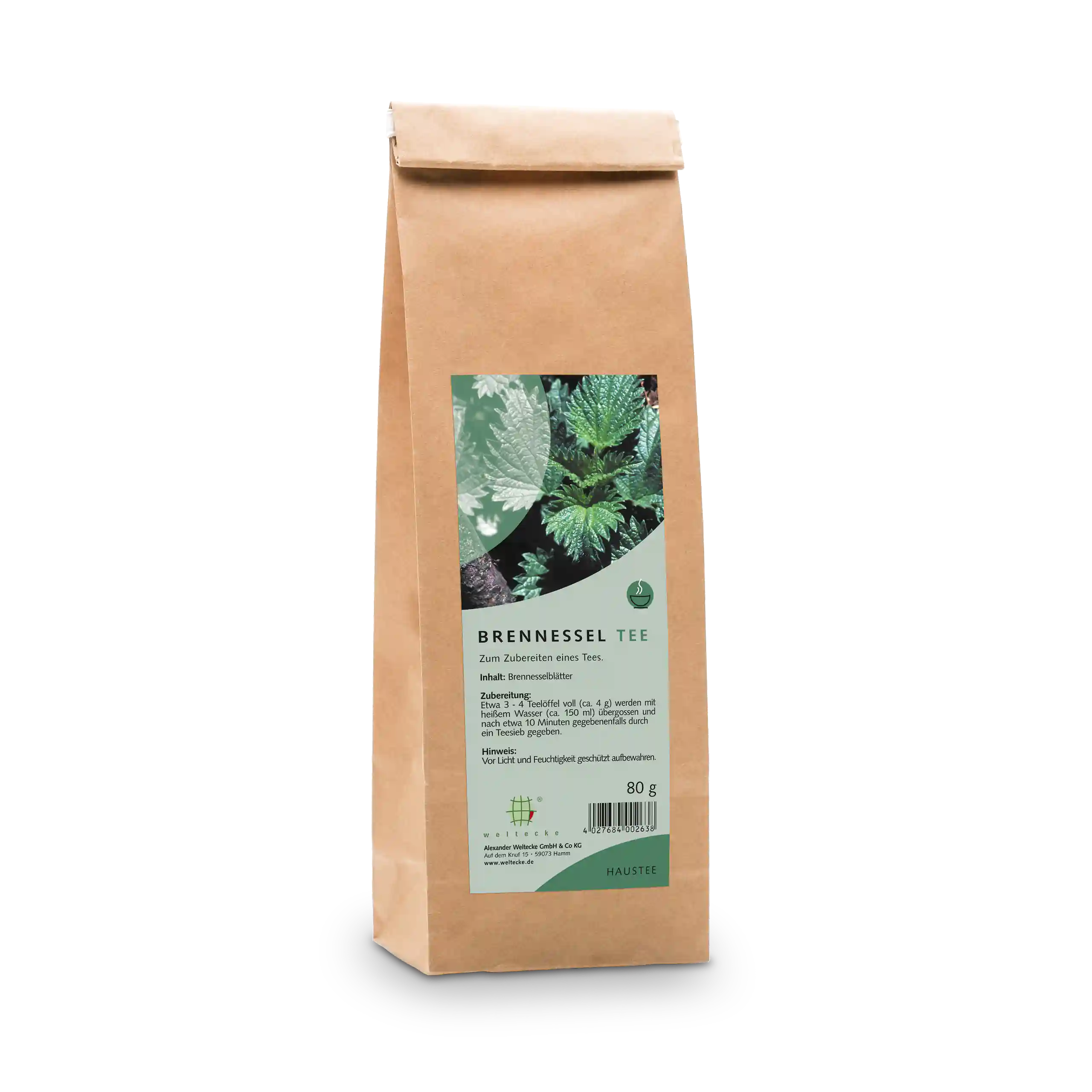 Brennesseltee (Haustee) 80g Blockbeutel