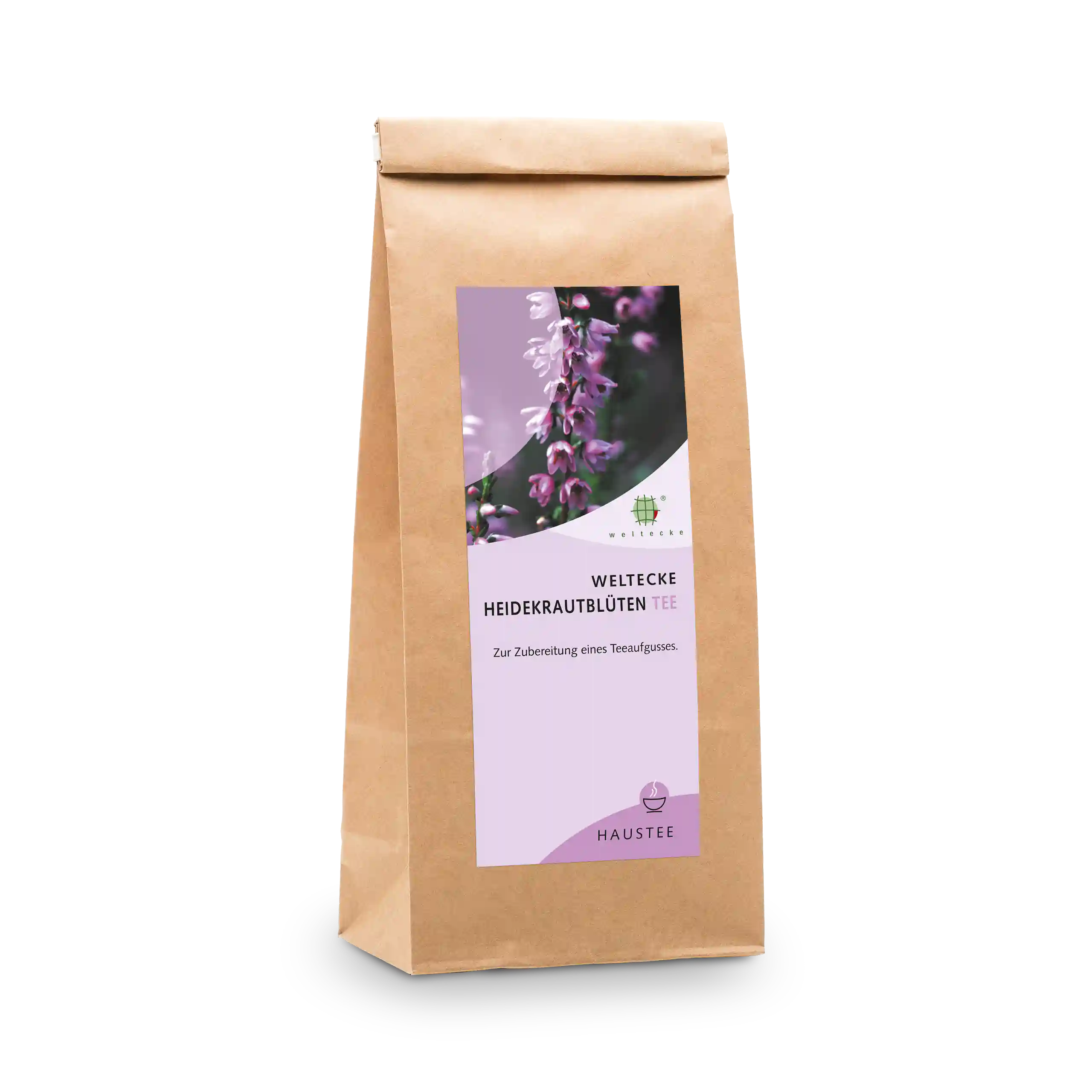 Heather Blossom Tea 300g block-bottom bag