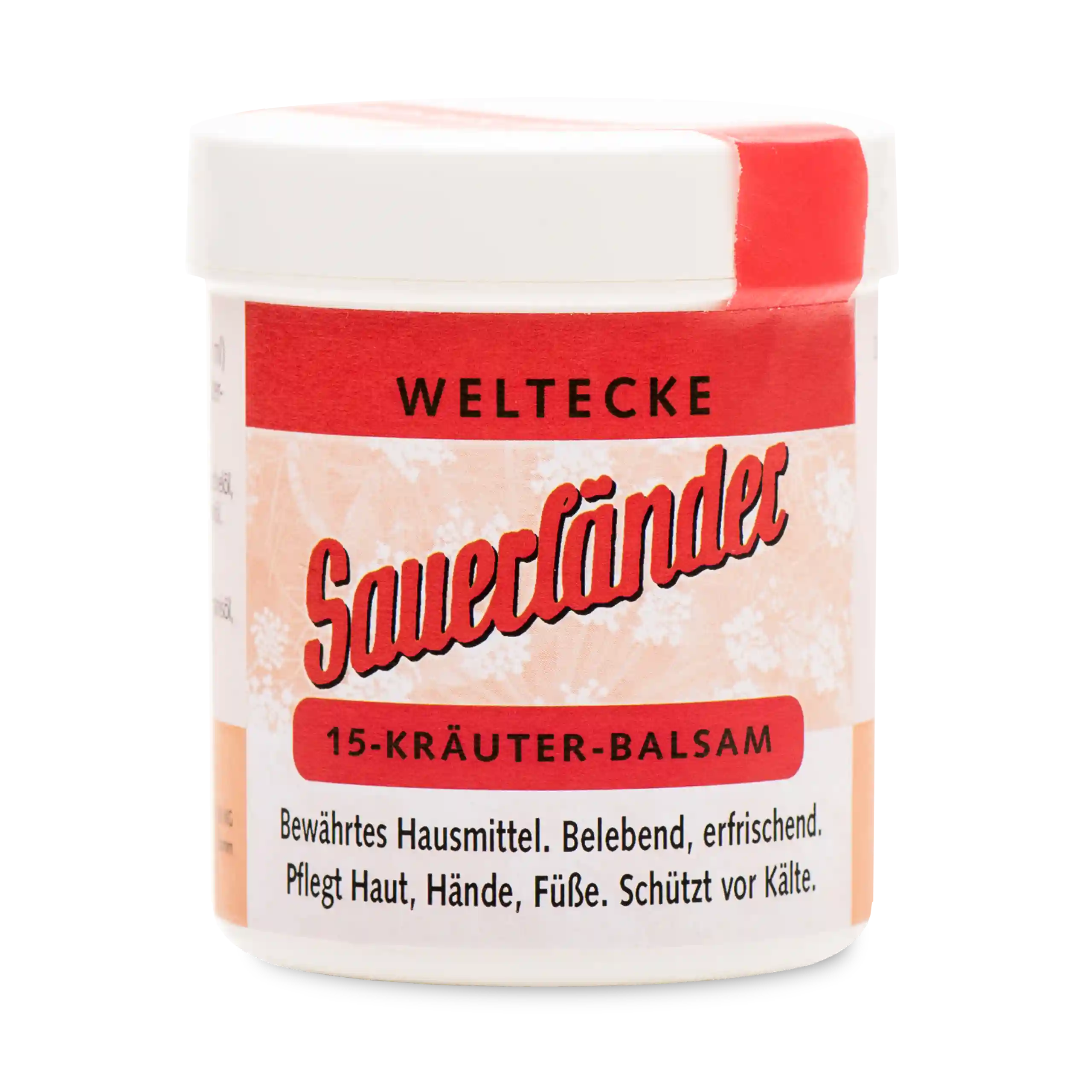 Sauerländer 15-Kräuter-Balsam 100ml weißer Kunststofftiegel