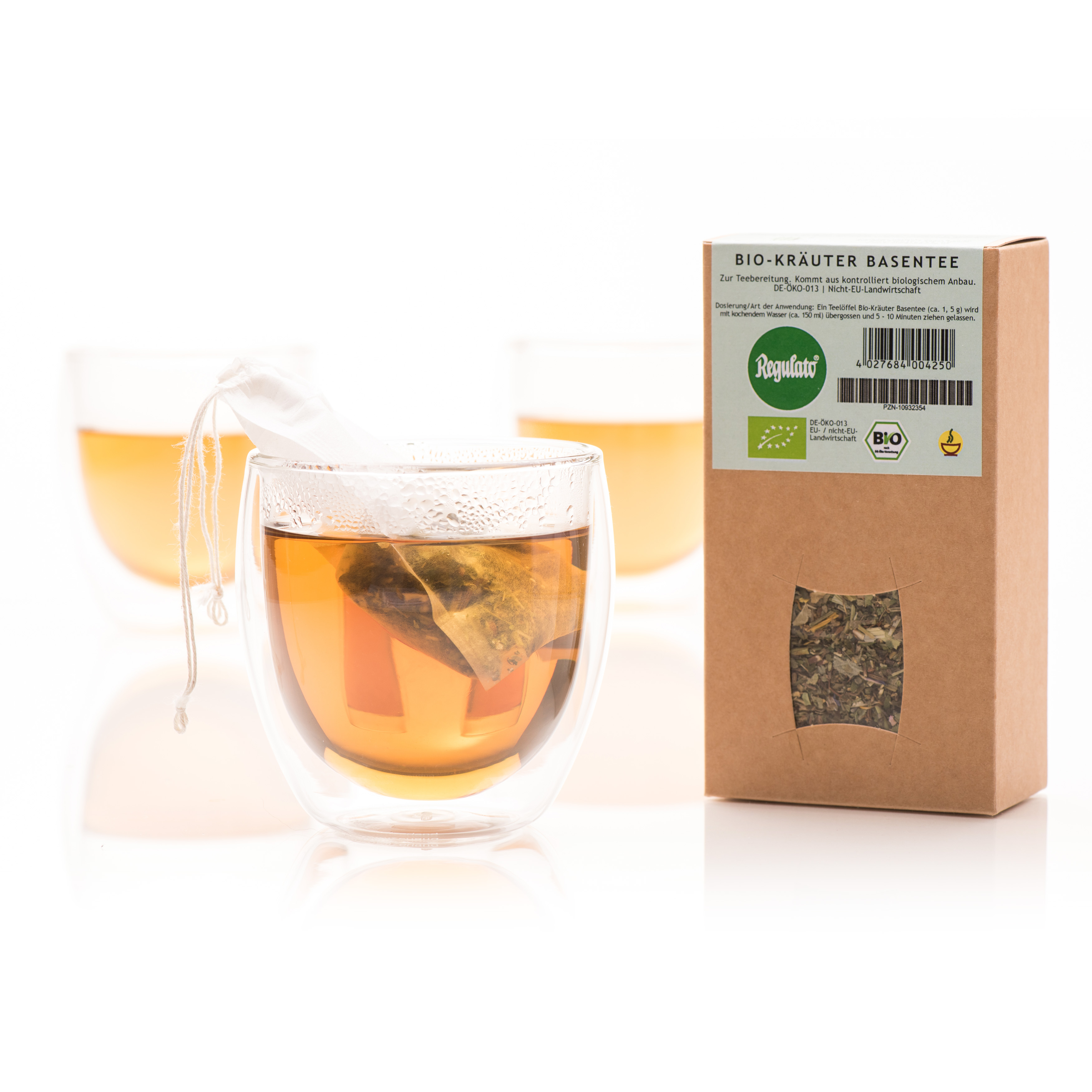 Bio Basentee aus 49 Kräutern Premium Verpackung