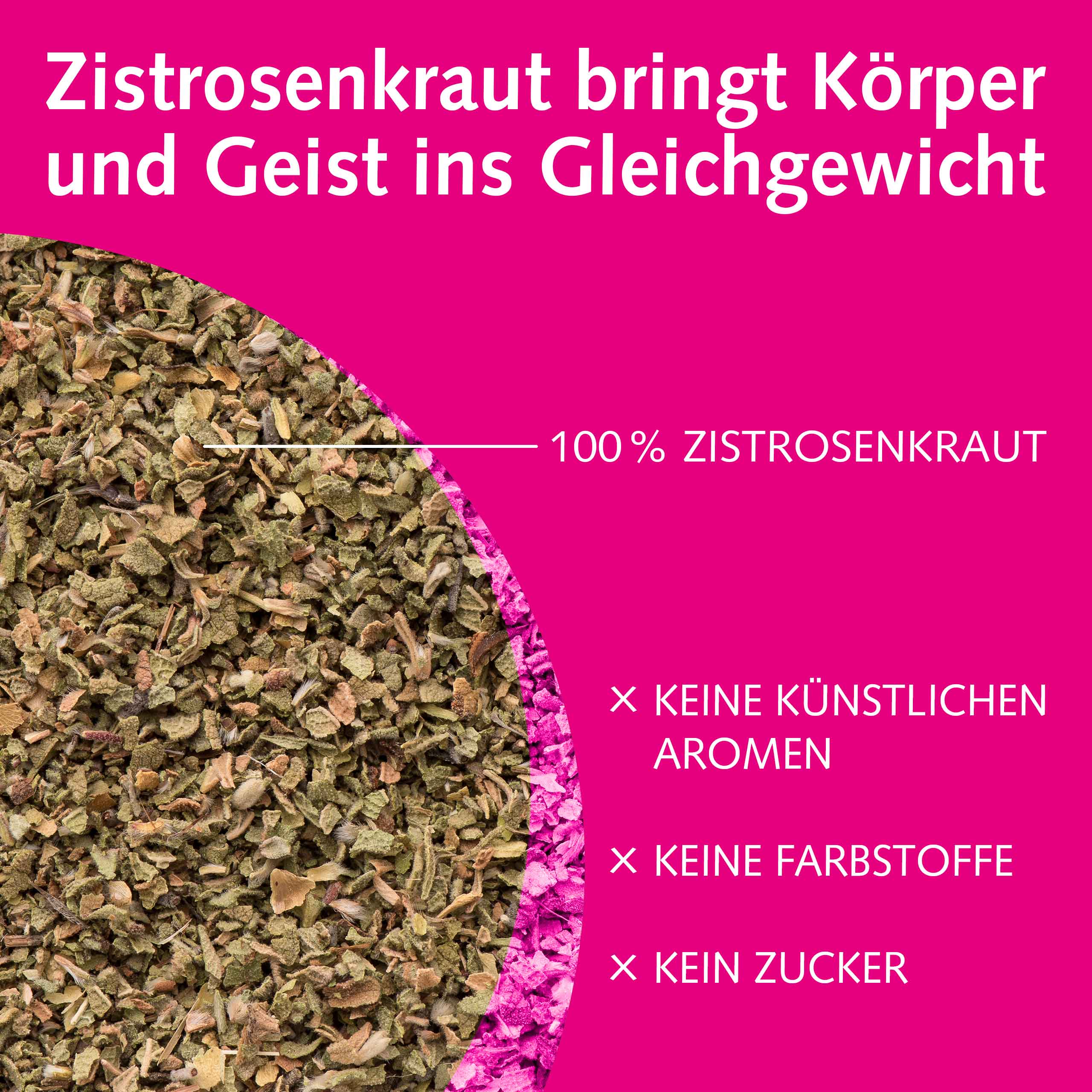 Bio Cistustee Zutatenangaben