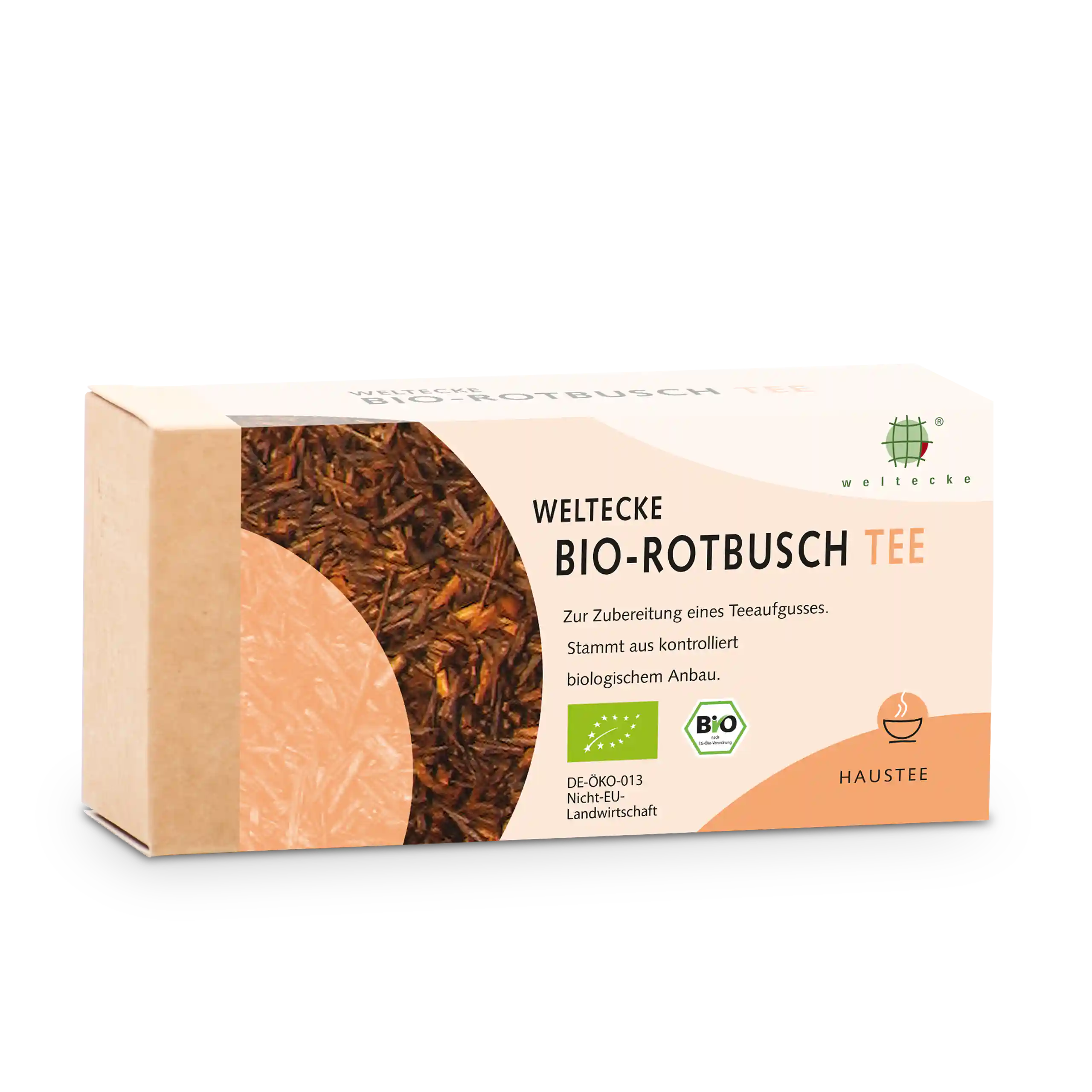 Bio Rotbuschtee Natur Filterbeutelverpackung