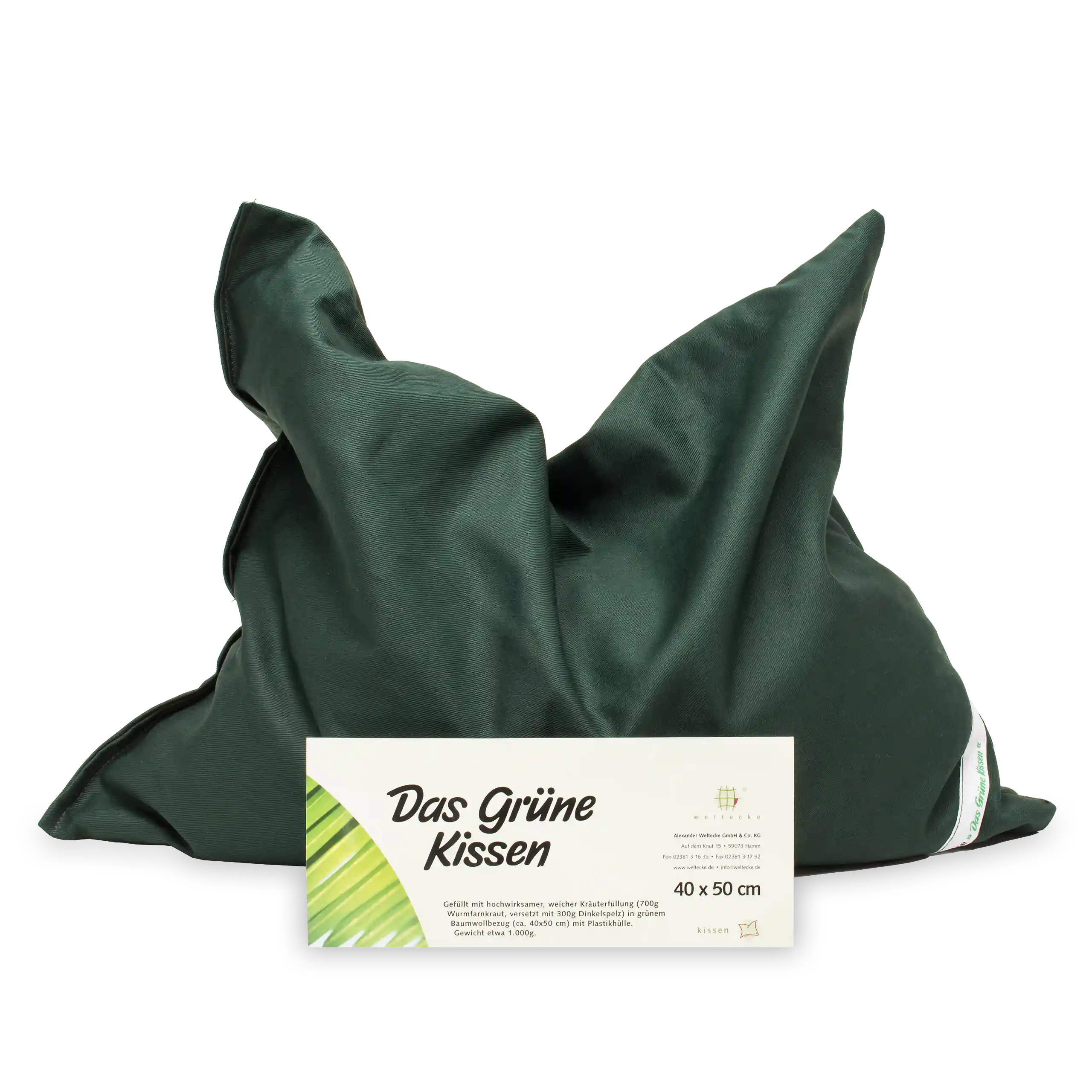 Le coussin vert 40 x 50cm