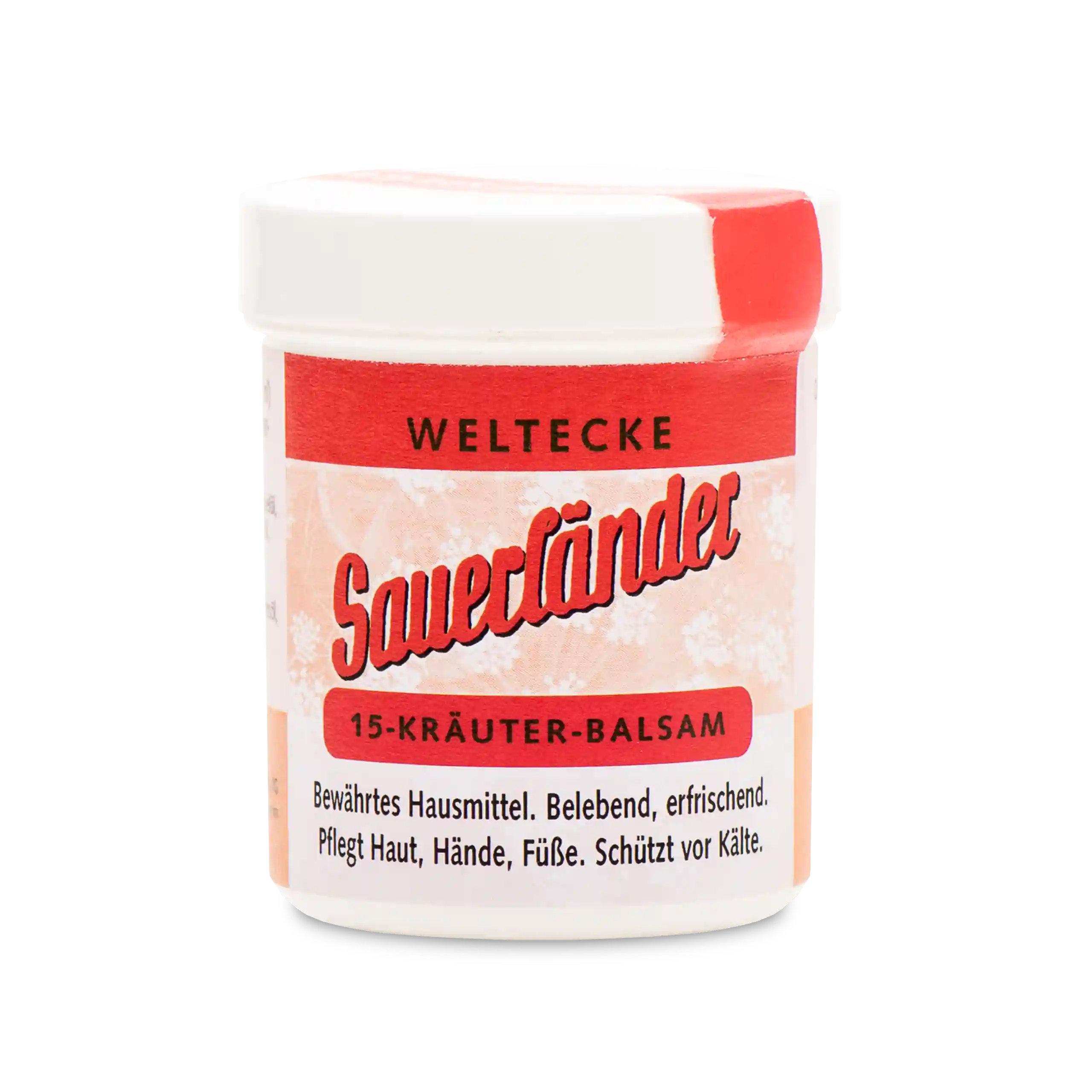 Sauerländer 15-Kräuter-Balsam 50ml weißer Kunststofftiegel