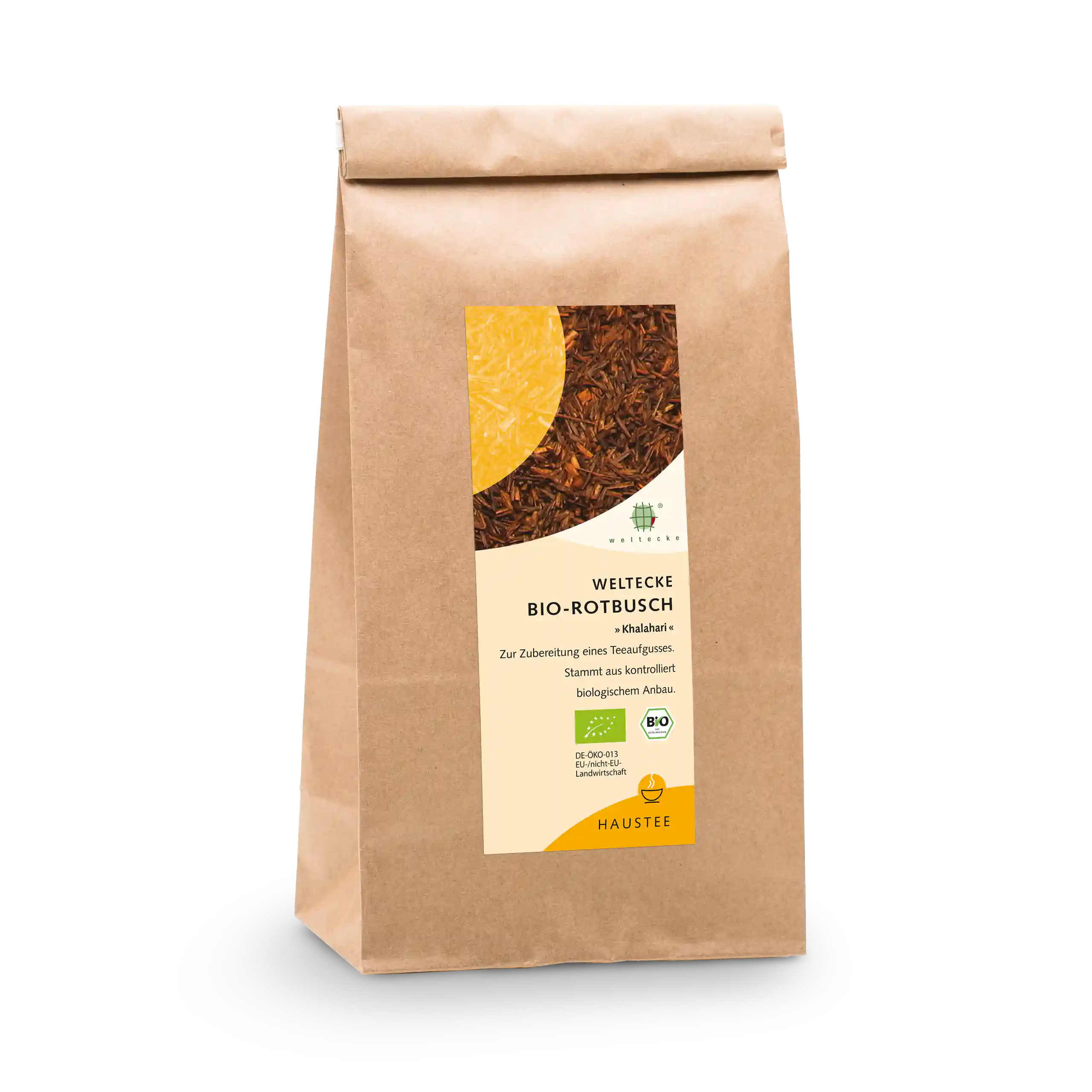 Thé rooibos bio Khalahari 500g sachet à fond plat