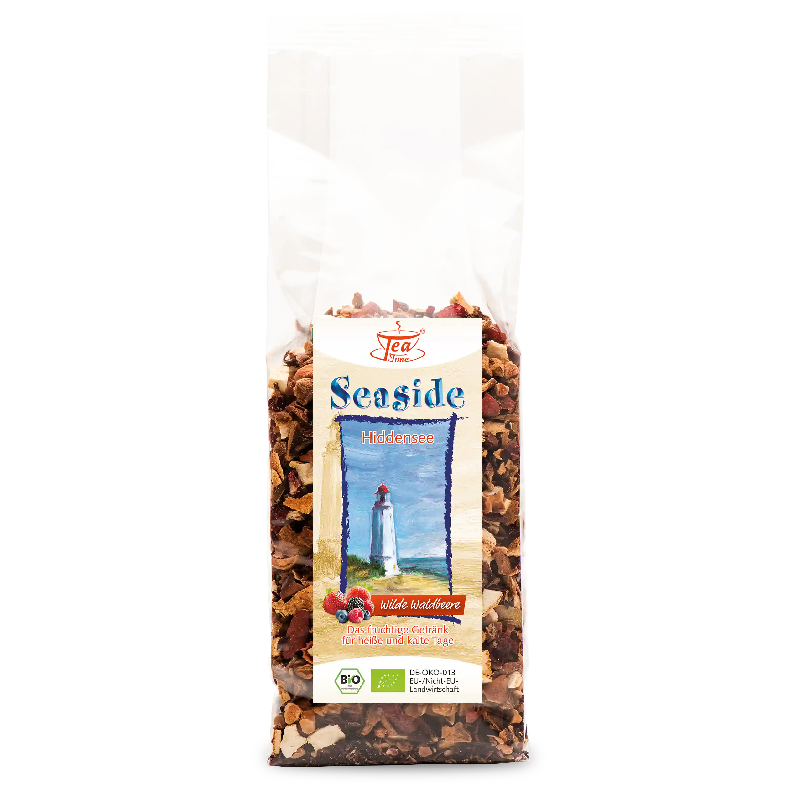 TeaTime Hiddensee thé aux fruits bio Wild Forest Berry sachet cellophane