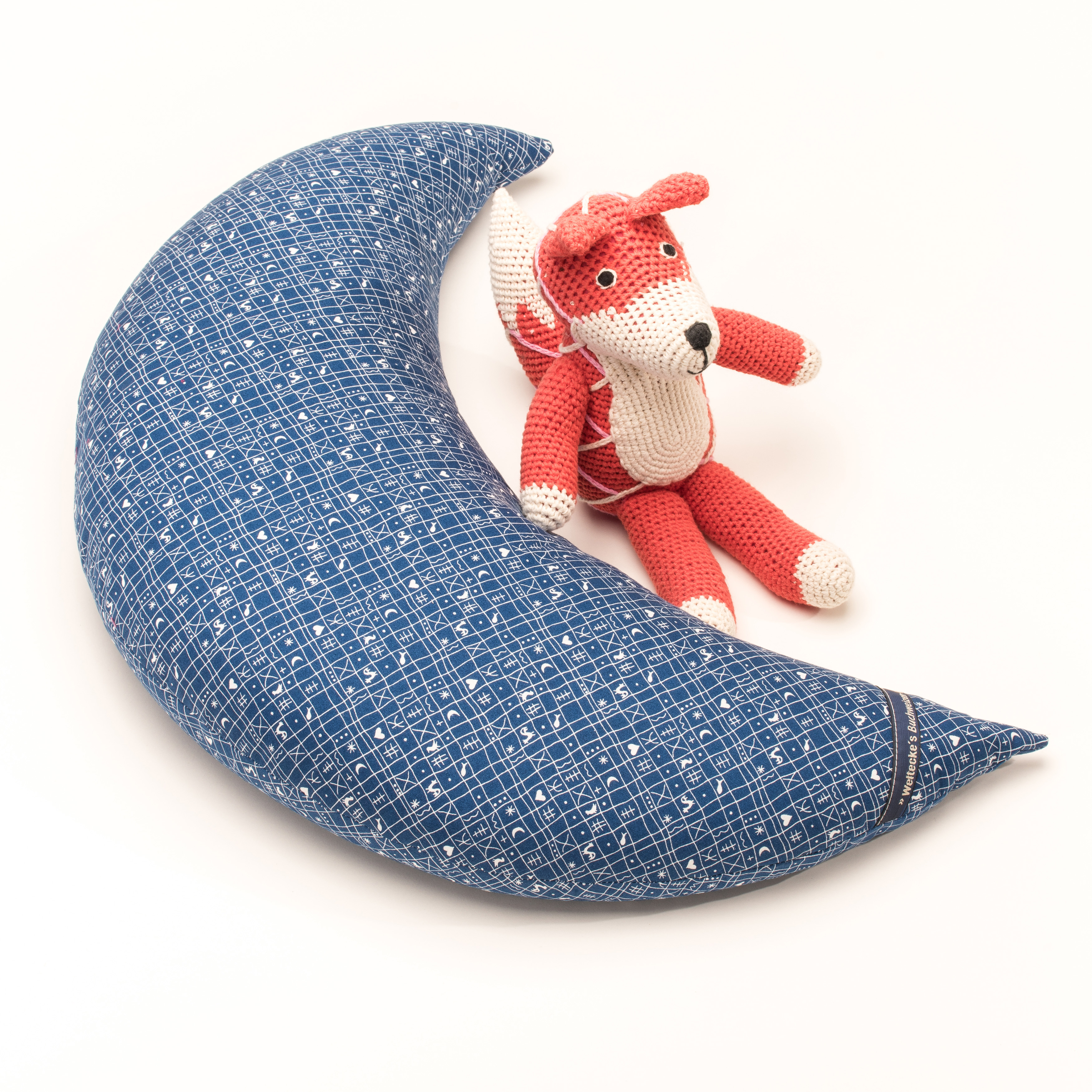 Buchweizenspelz-Mond Kissen