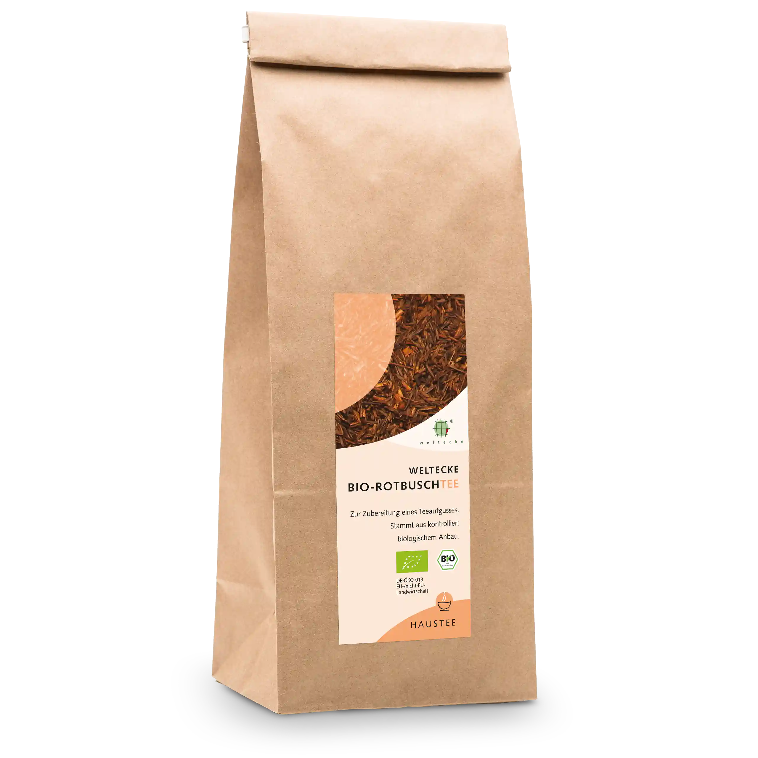 Thé rooibos bio naturel 1000g sachet à fond plat