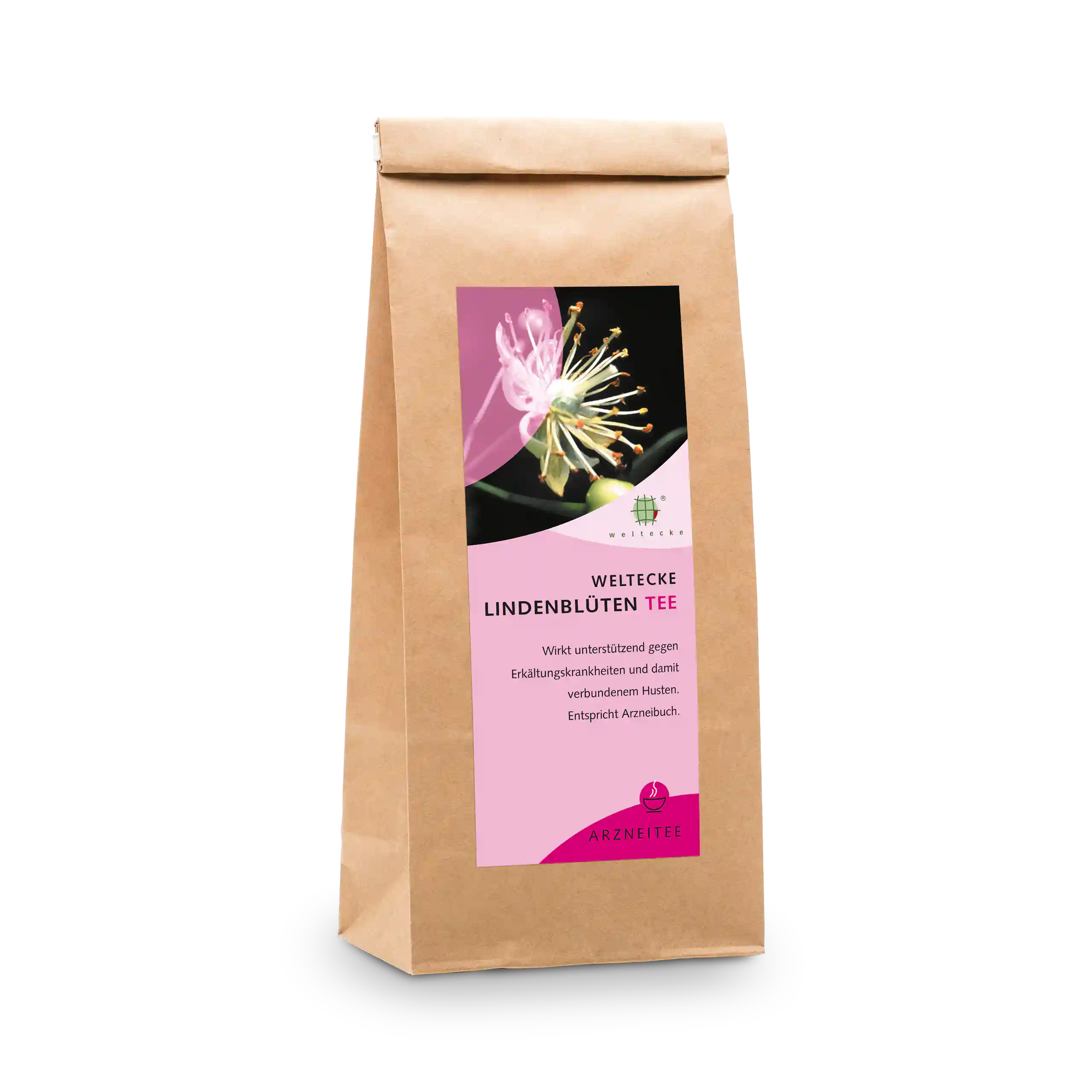 Tè ai fiori di tiglio 300g sacchetto a fondo quadro