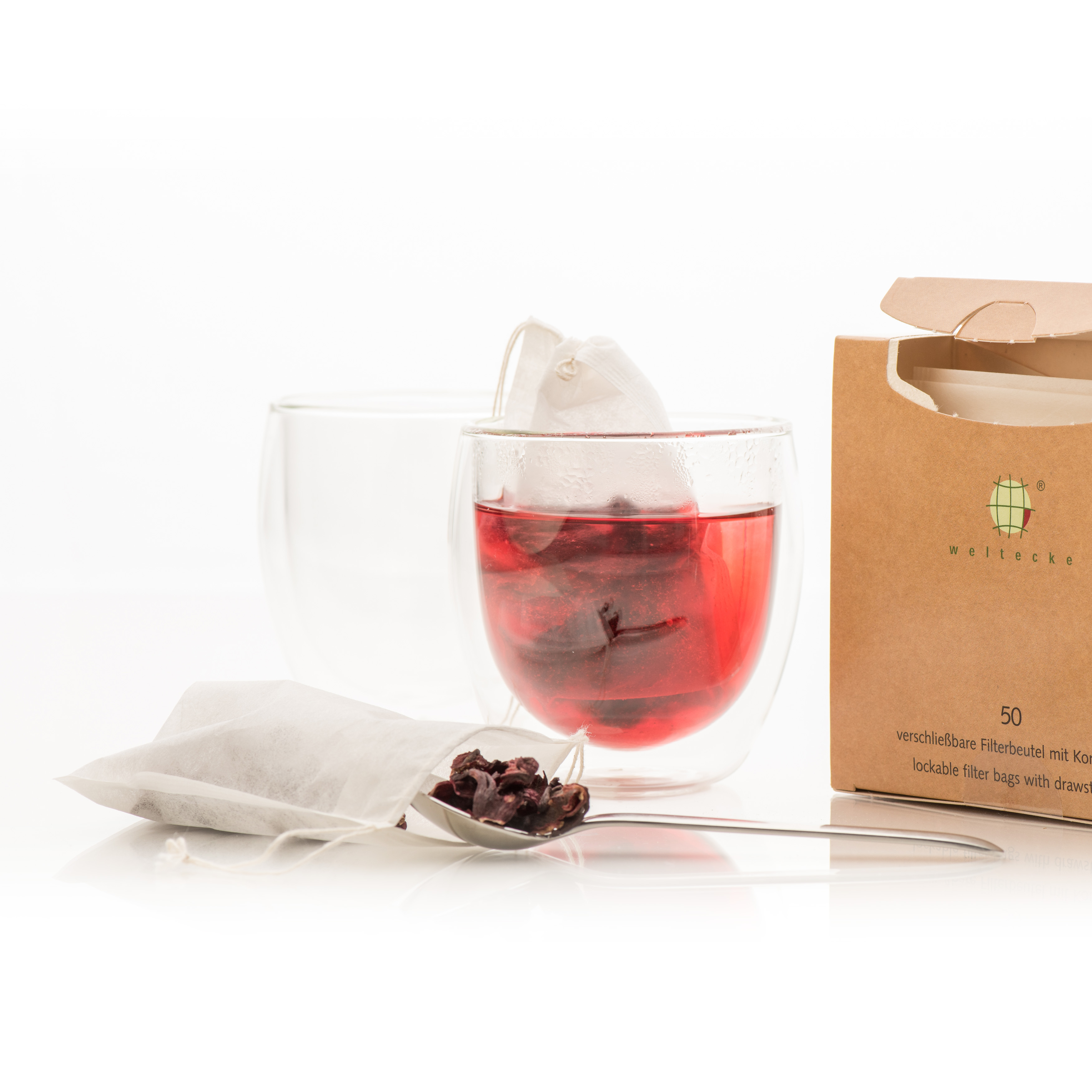 Bio Hibiskustee Premium Verpackung