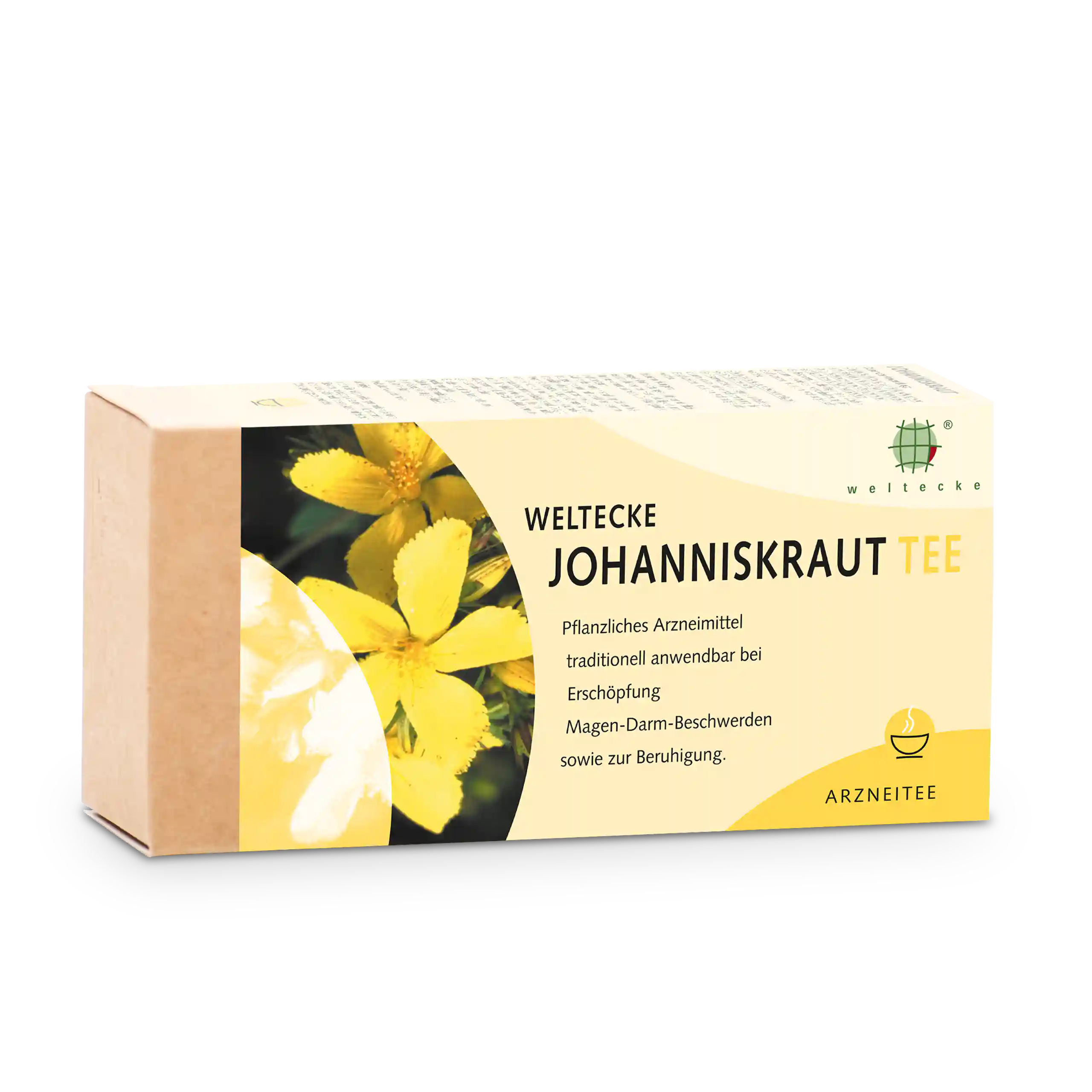 St John's Wort Tea filter bag packaging