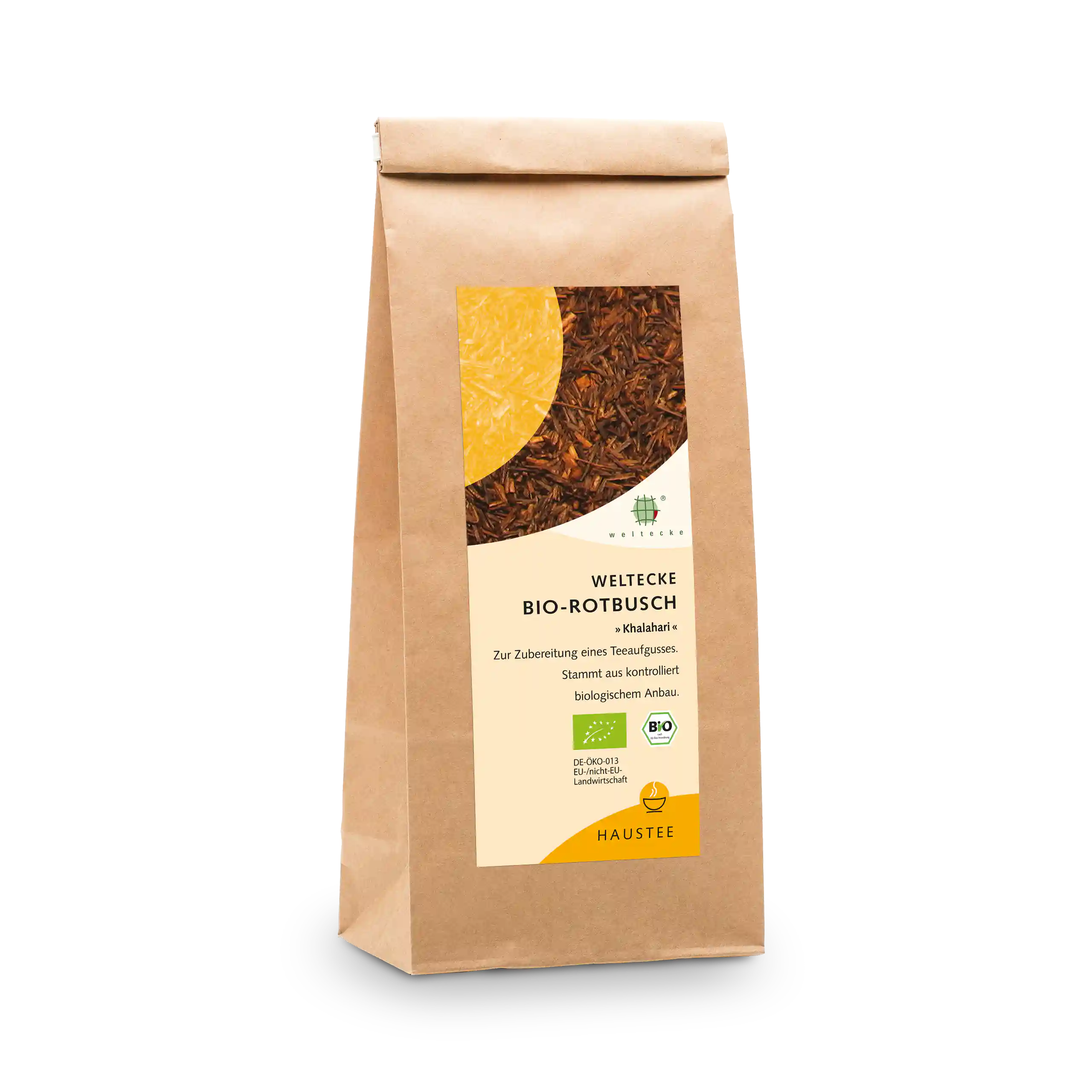 Organic Rooibos Tea "Khalahari" 300g block-bottom bag