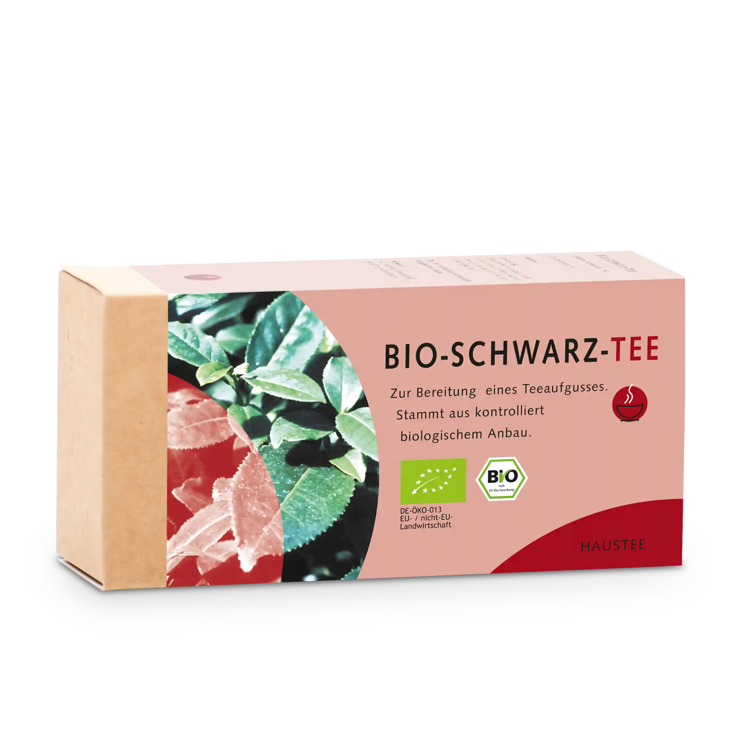 Organic Black Tea filter bag packaging