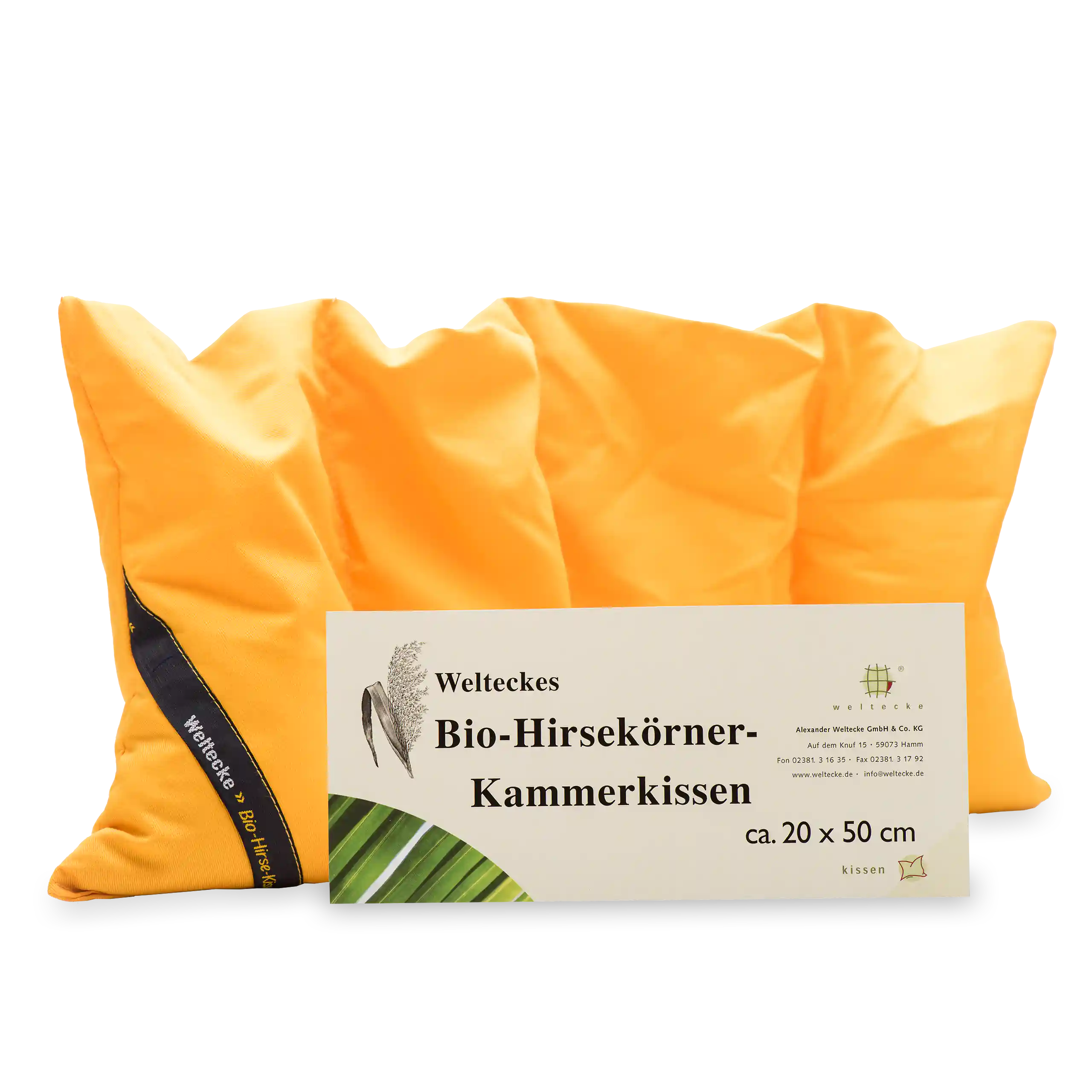 Hirse-Körner-Kammer-Kissen 20 x 50cm